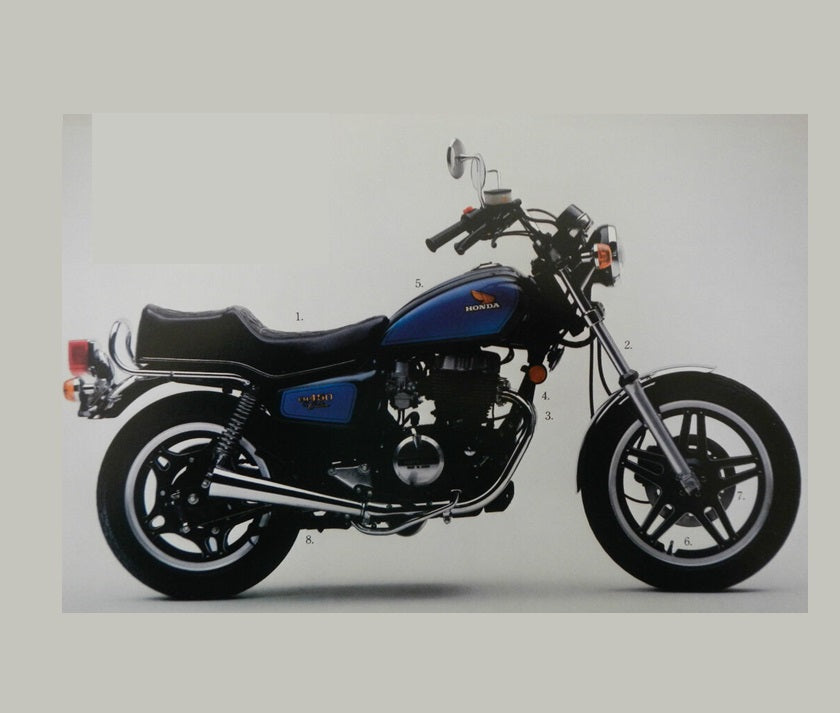 1984-1990 Honda CB450S Manual de servicio