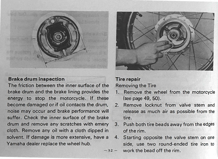 1982 Yamaha MX80 MX80J Service Manual