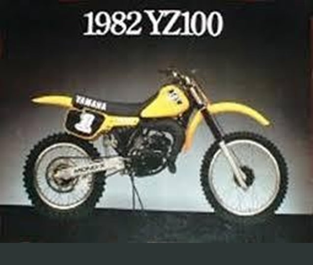 1982 Yamaha YZ100 YZ 100 YZ100J Motocross Service Manual