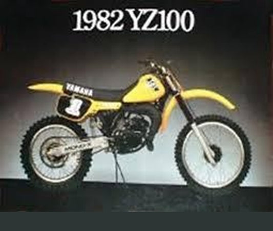 1982 Yamaha YZ100 YZ 100 YZ100J Motocross Service Manual