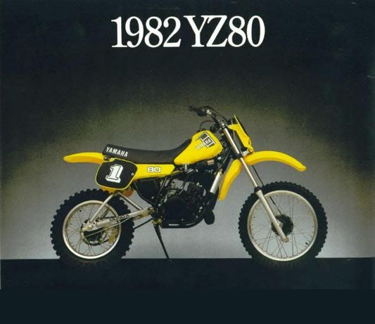 1982 Yamaha YZ80 YZ 80J Motocross Service Manual