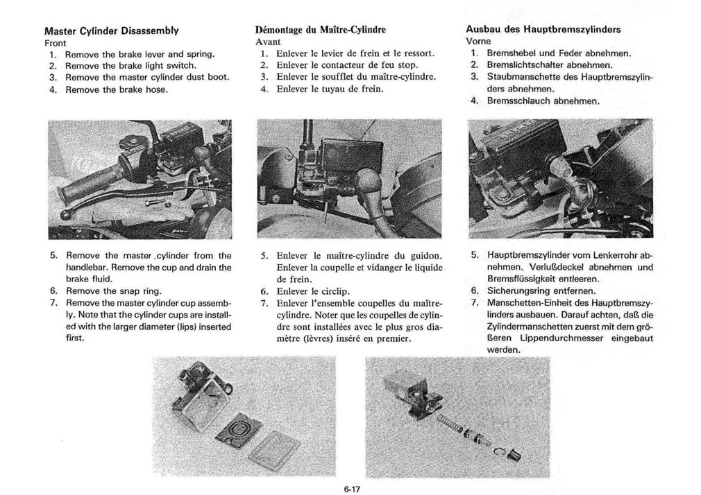 1980-1981 Yamaha XS850 XS 850 G Manual de servicio