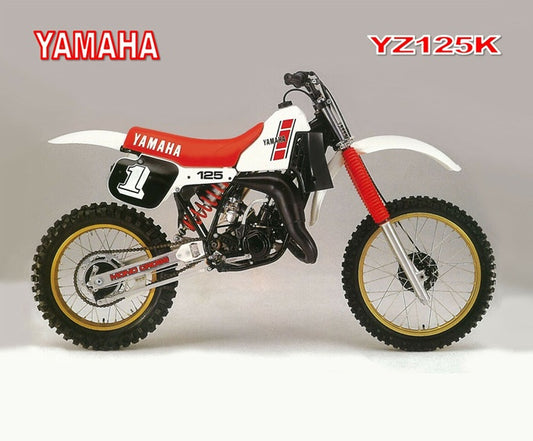 1983 Yamaha YZ125 YZ 125 YZ125K Motocross Service Manual