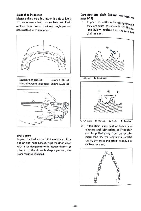 1983-1985 Yamaha YZ80 YZ 80 K L M Motocross Service Manual