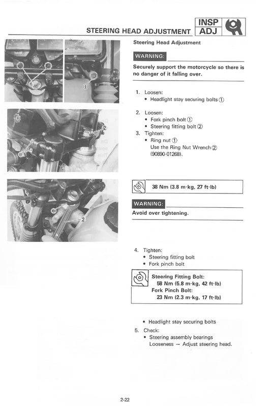 1988-2008 Yamaha DT125R DT125 R Manual de servicio
