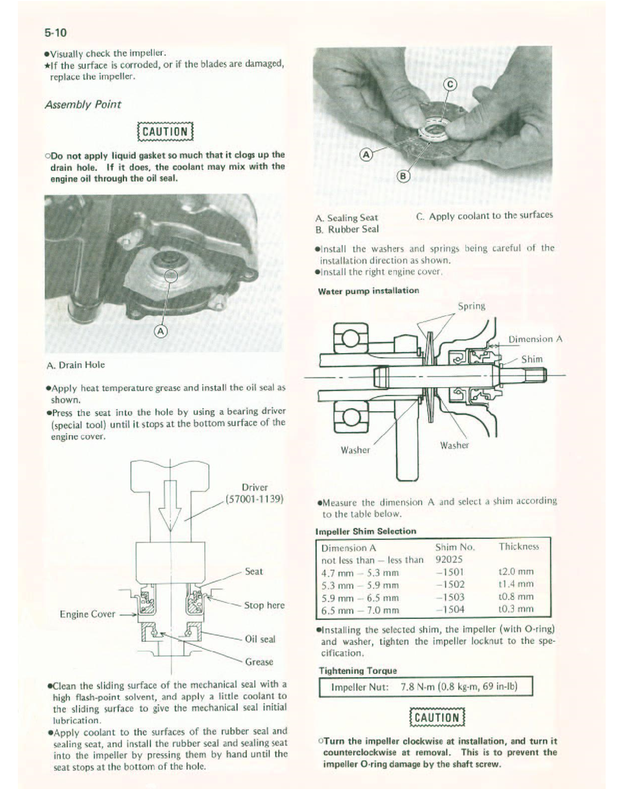 1987-2002 Kawasaki KLR650 KL650 Servicehandbuch