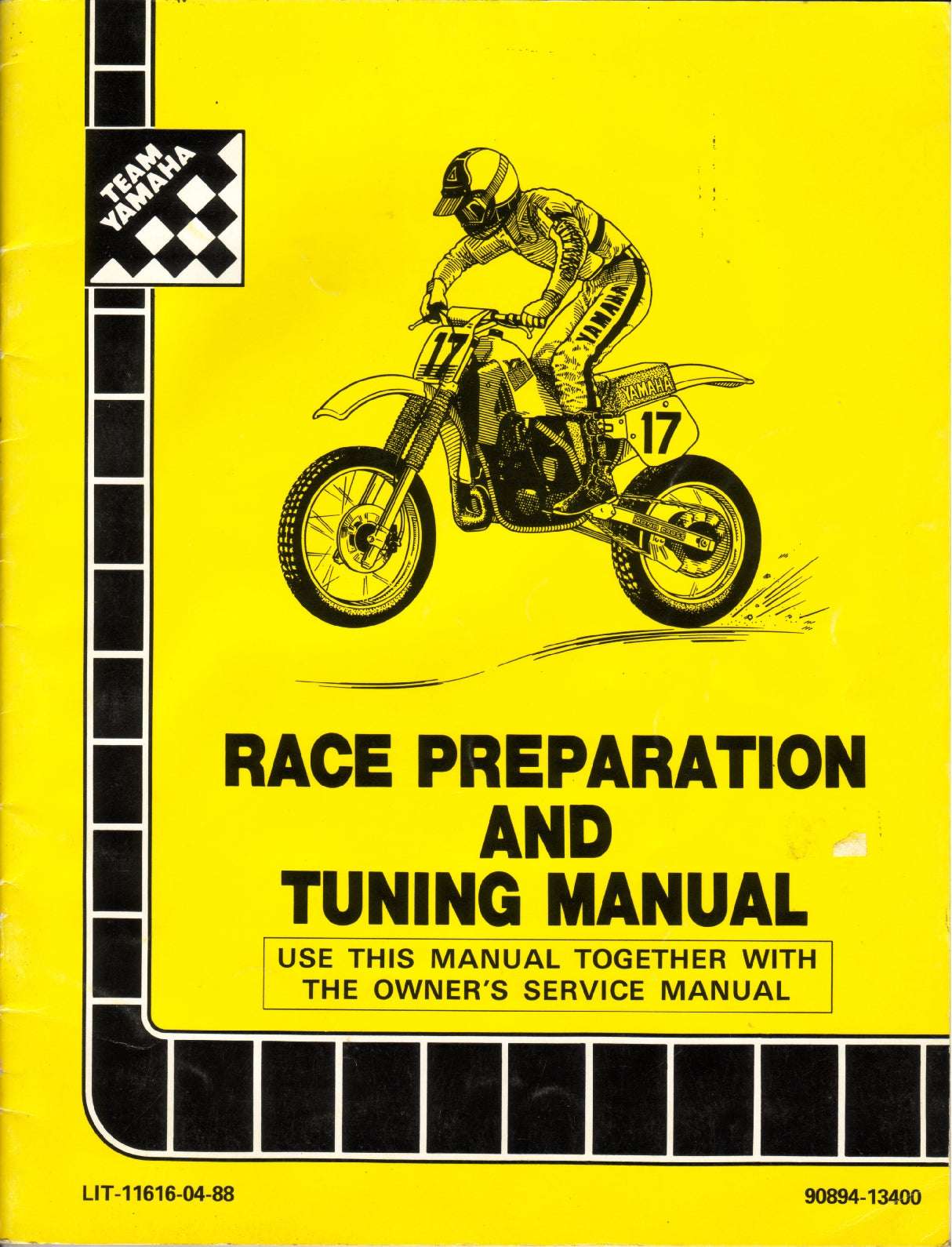 1984 Yamaha YZ IT Motocross Race Preparation & Tuning Manual