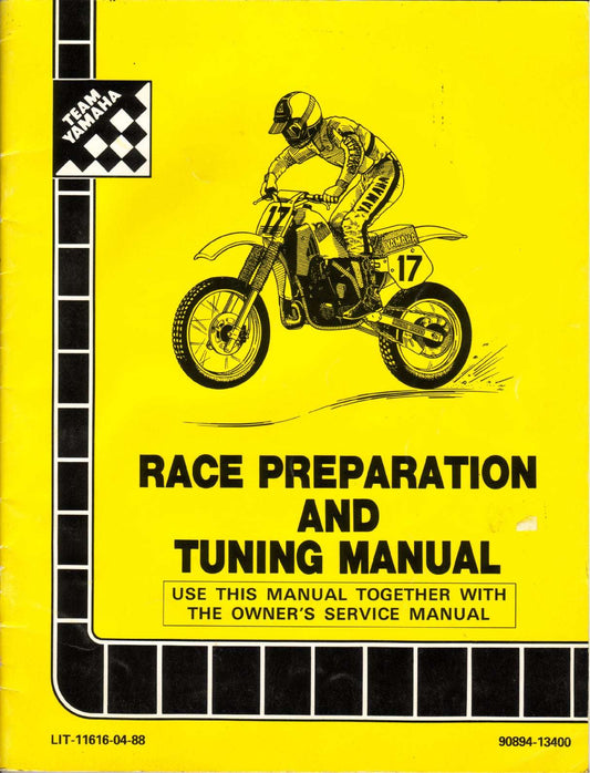 1984 Yamaha YZ IT Motocross Race Preparation & Tuning Manual