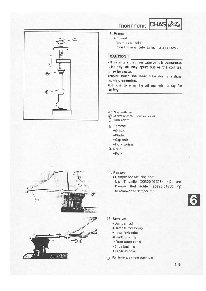 1980-1986 Yamaha XJ750 XJ 750 Maxim Manual de servicio