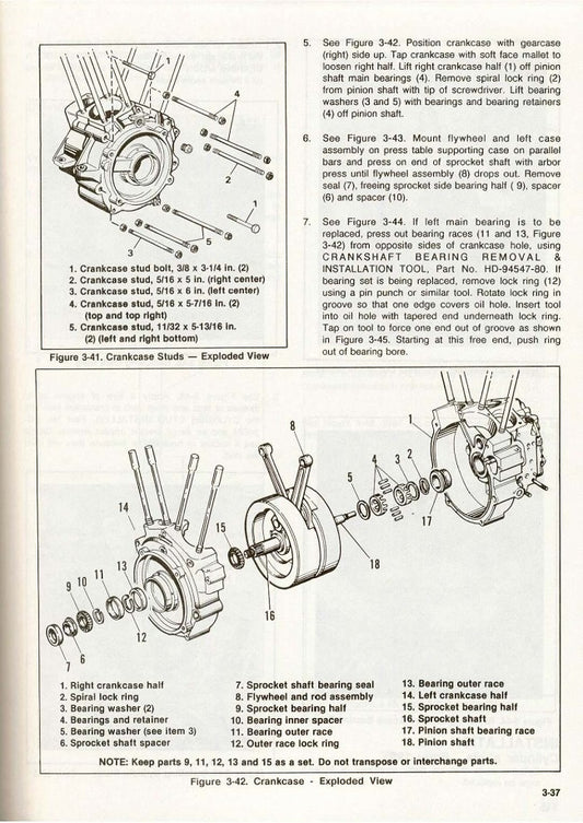 1985-1990 Harley Davidson FXSB Softail Low Rider Service Manual