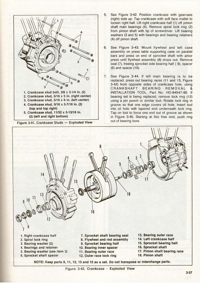 1985-1990 Harley Davidson FXSTS Softail Springer Service Manual