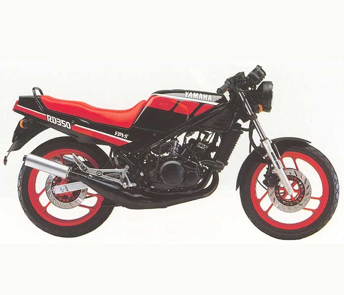 1985 Yamaha RD350N RD 350 LC Service Manual