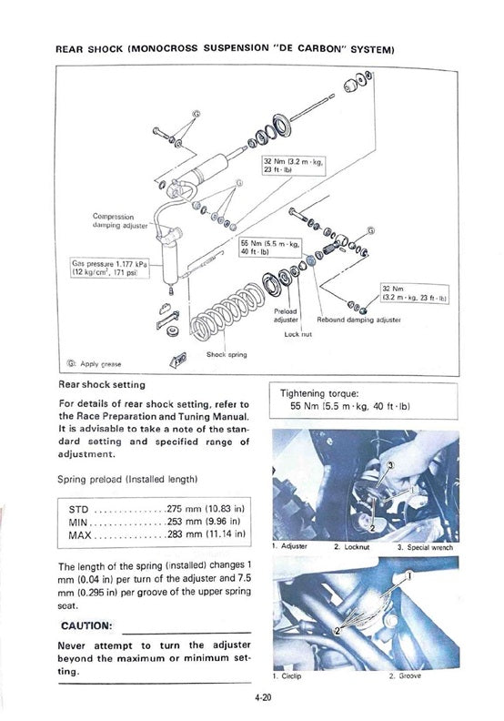 1985 Yamaha YZ490 YZ 490 YZ490N Motocross Service Manual