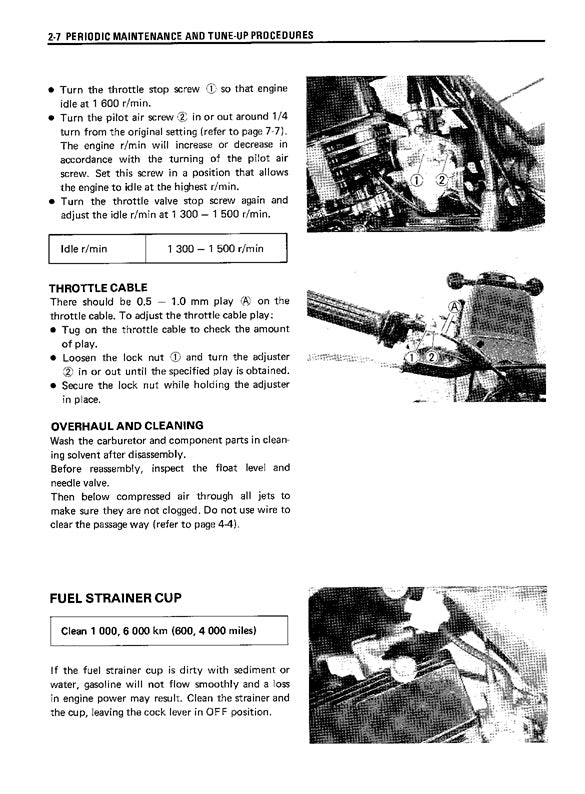 1986-1994 Suzuki TS50X TS50 Service Manual