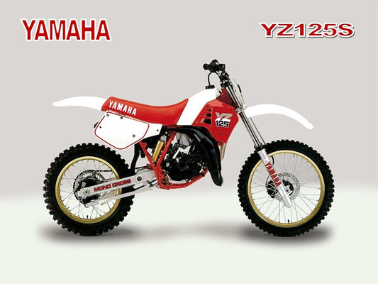 1986 Yamaha YZ125 YZ 125 YZ125S Motocross Service Manual