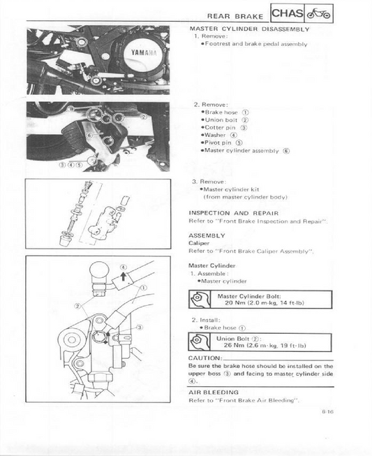 1987 Onwards Yamaha FZ750 FZ 750 Service Manual