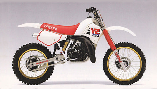 1987 Yamaha YZ250 YZ 250 YZ250T Motocross Service Manual