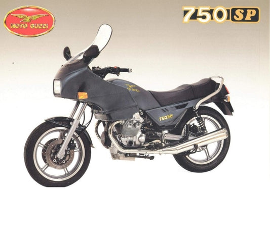 1988 a 1993 Moto Guzzi V75 750 SP Manual de servicio