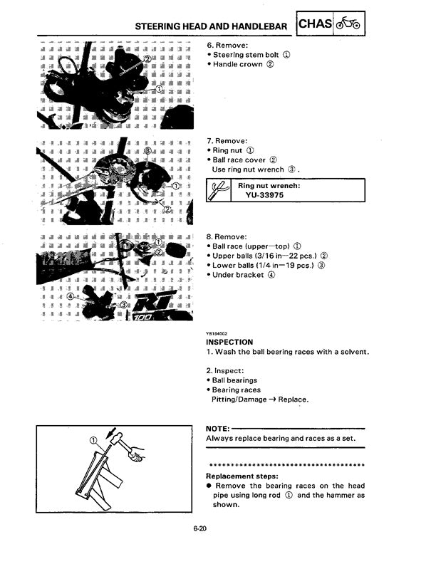 1990-2000 Yamaha RT100 RT 100 Service Manual