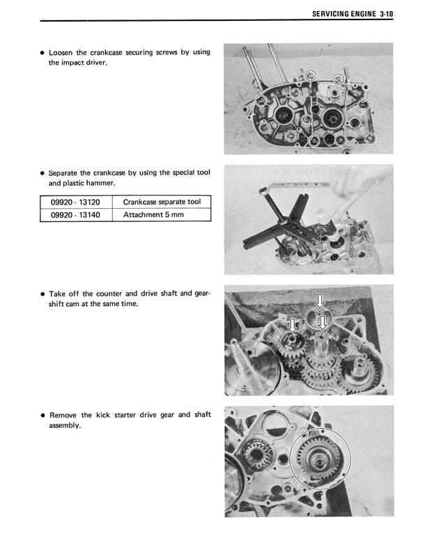1990 Onwards Suzuki AX100 AX 100 Service Manual