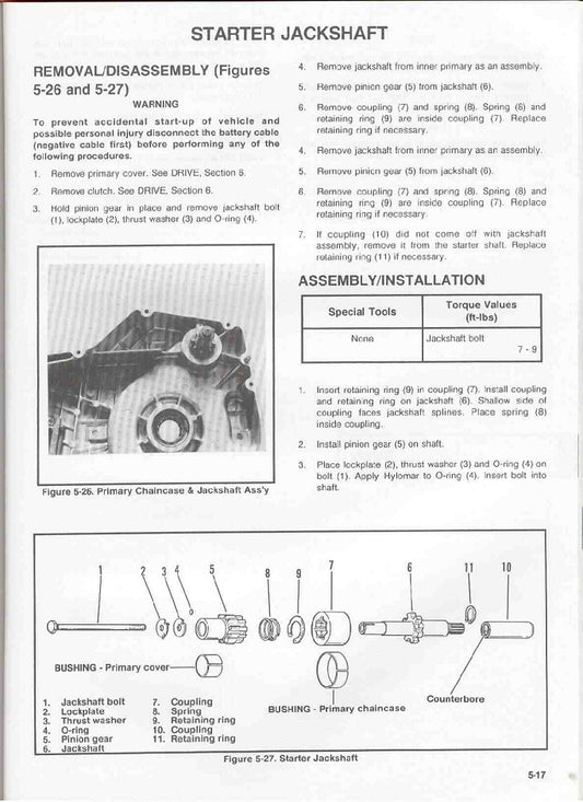 1991-1992 Harley Davidson FXSTC Softail Custom Service Manual