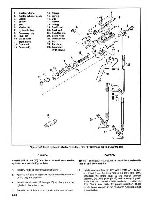 1993 Harley Davidson FLHTCU Electra Glide Ultra Classic Service Manual