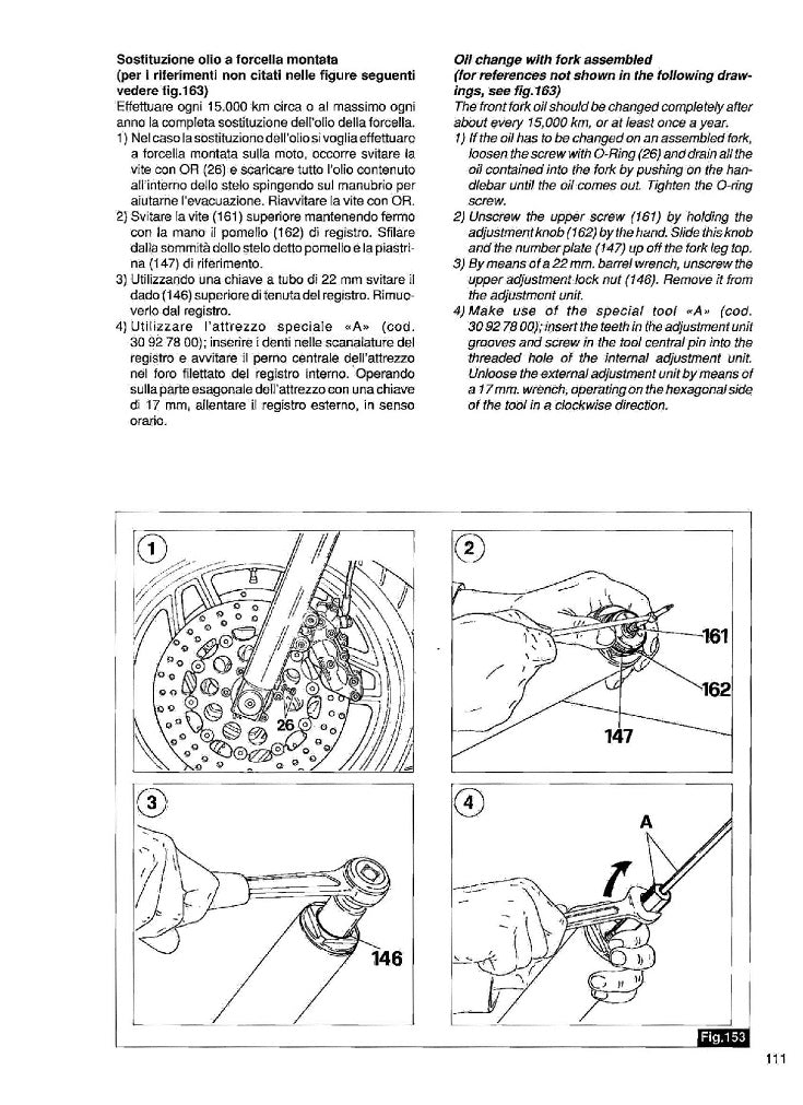 1992 to 1996 Moto Guzzi Daytona RS 1000 Service Manual