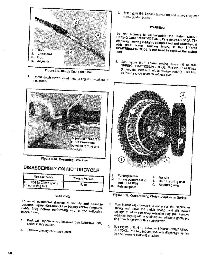 Service 9983 1993-1994 Harley Davidson FLSTF Softail Fat Boy Service Manual – retro ...