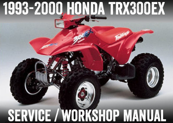 1993-2000 Honda TRX 300EX TRX300EX Sportrax ATV Quad Handbuch