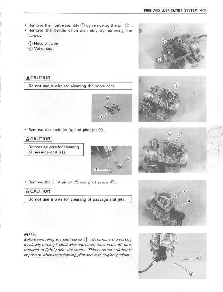 1995 to 2000 Suzuki AN125 AN 125 Scooter Service Manual