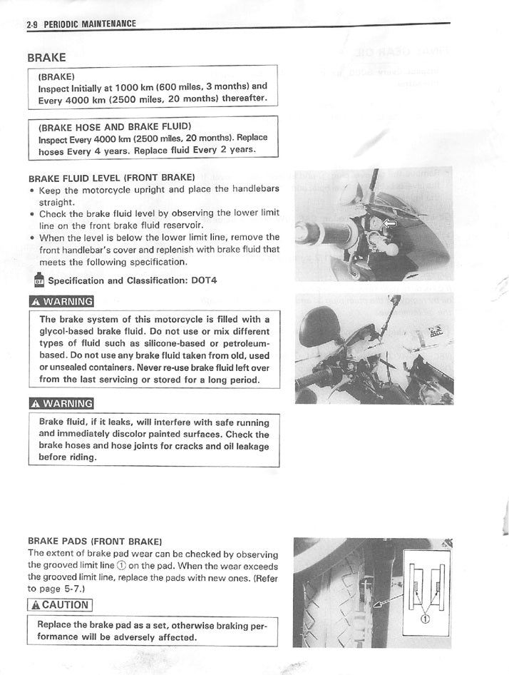 1995 to 2000 Suzuki AN125 AN 125 Scooter Service Manual
