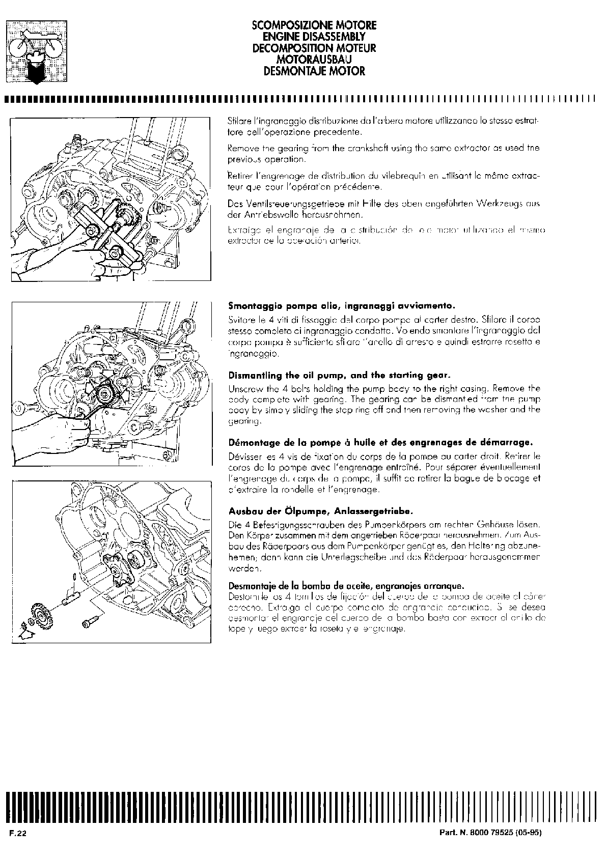 1995-2002 Cagiva Río 600 Manual de servicio