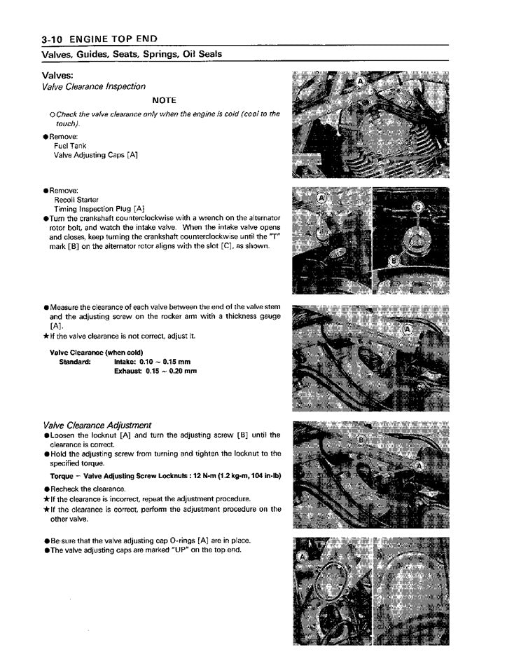 2000-2004 Kawasaki KEF300B LAKOTA 4wheeler Quad Service Manual