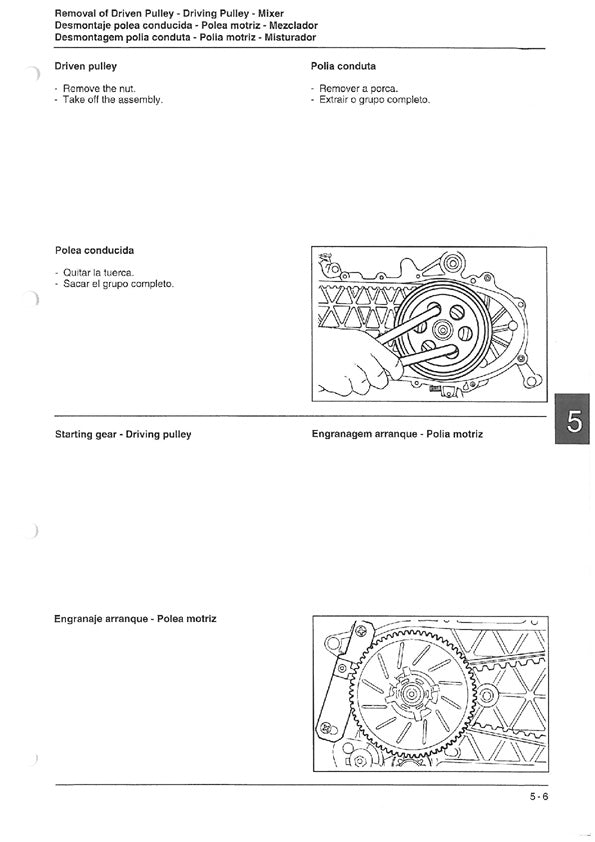 1996-1999 Piaggio Zip 50 SP 2t Scooter Service Manual