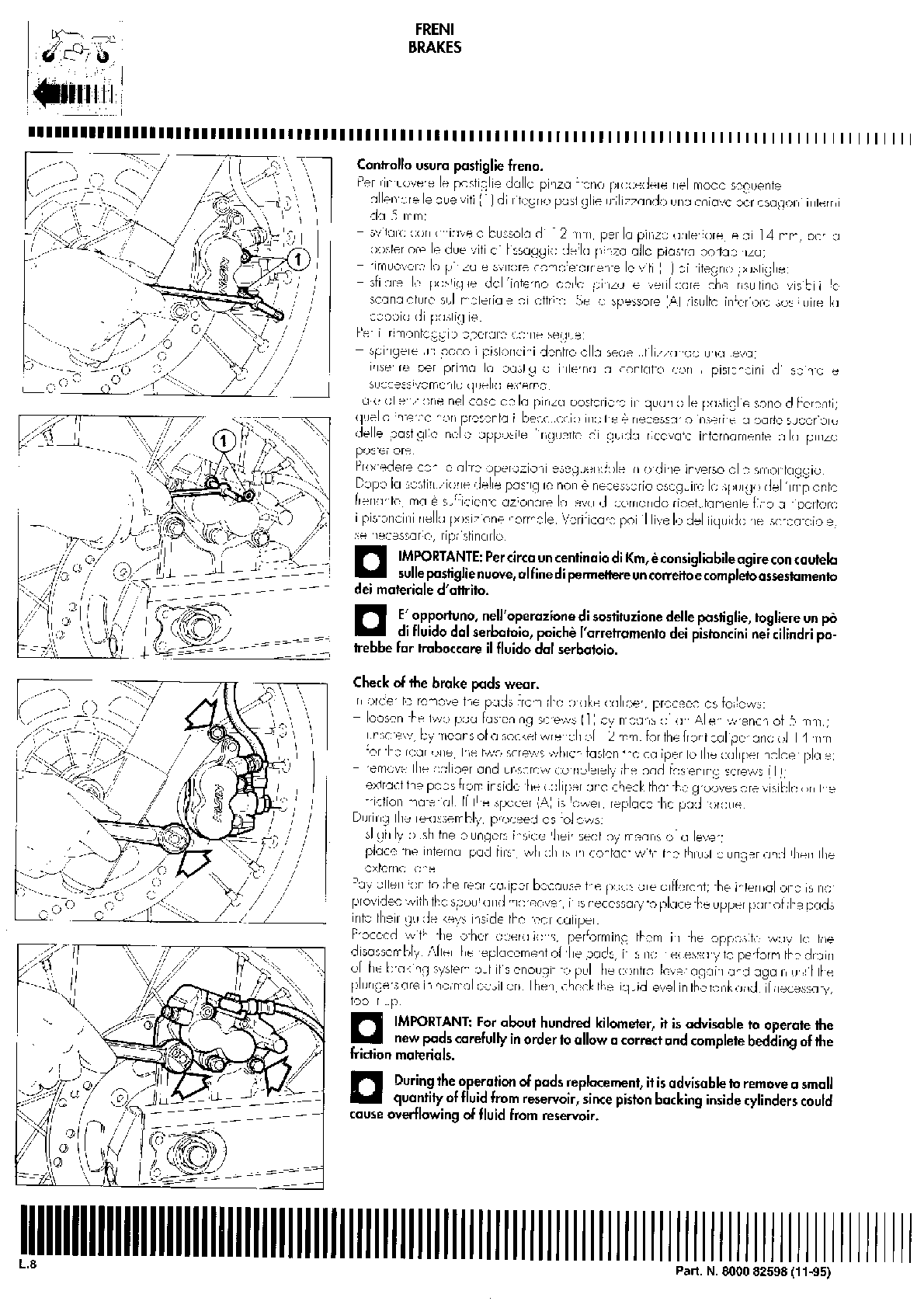 1996-2002 Cagiva Canyon 600 Service Manual