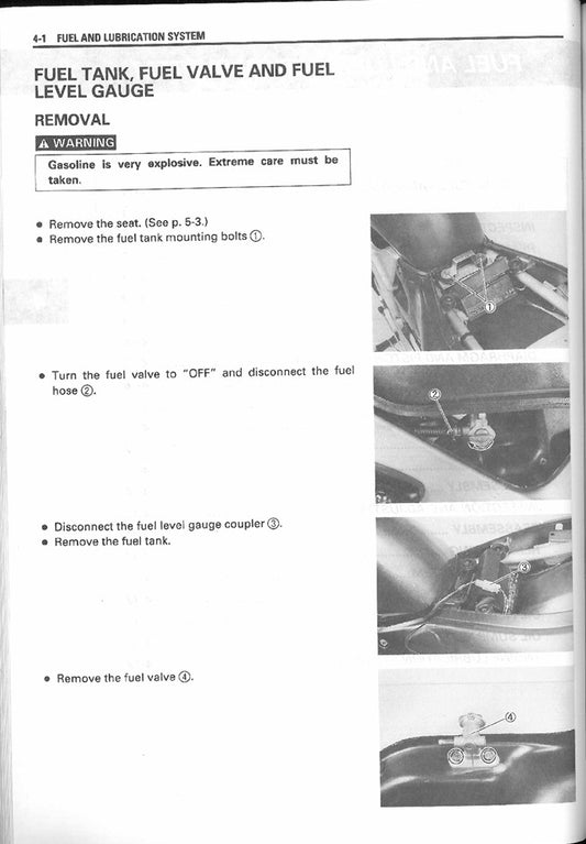 1997-2003 Suzuki FXR150 FXR 150 Manual