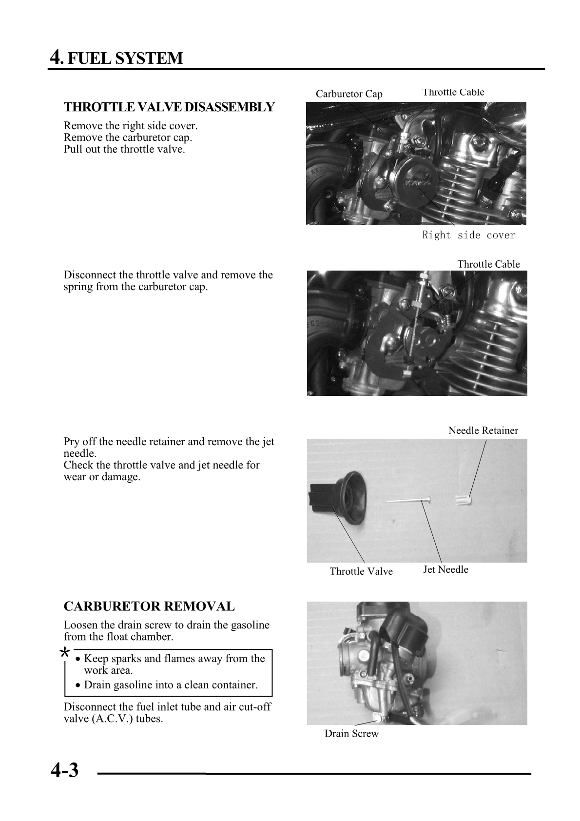 1997-2004 KYMCO Zing 125 125cc Manual de servicio