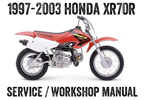 1997-2003 Honda XR70 R XR70R Motocross Enduro Servicehandbuch