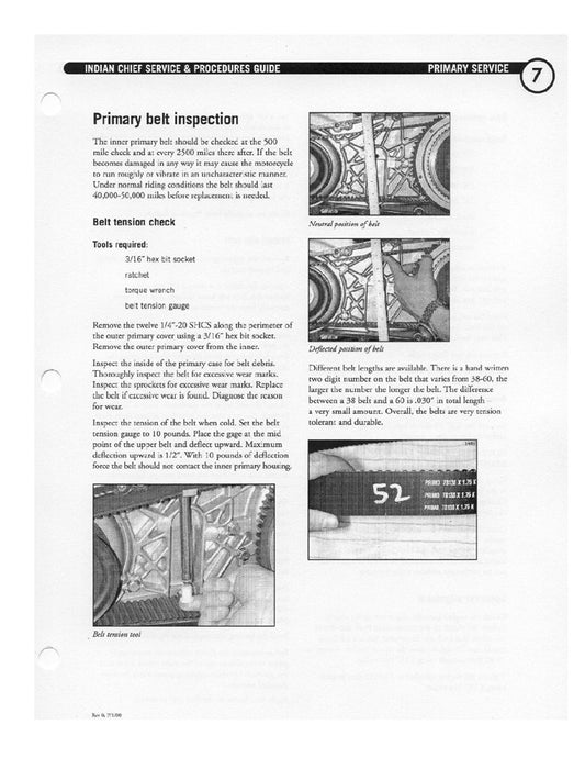 1999-2001 Indian Chief Service Manual