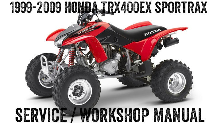 1999-2002 Honda TRX 400 EX TRX400EX Fourtrax Sportrax ATV Quad Handbuch