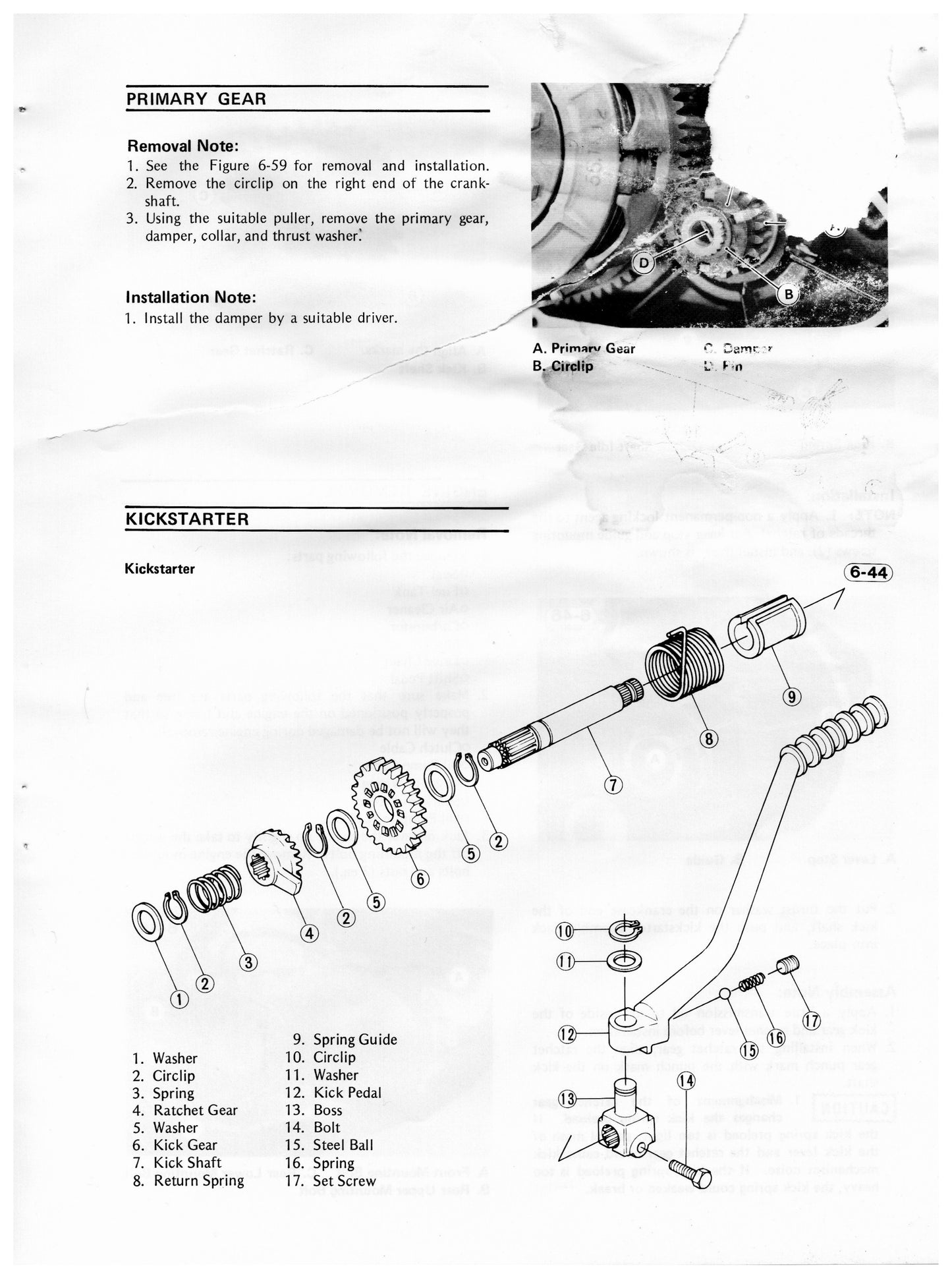 1981-1984 Kawasaki AE80 AE 80 Service Manual