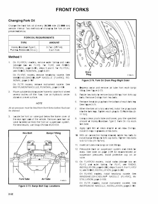 2000 Harley Davidson FLHR Road King Service Manual