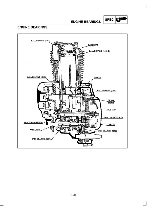2000 on  Yamaha YBR125 YBR Fazer 125 Service Manual