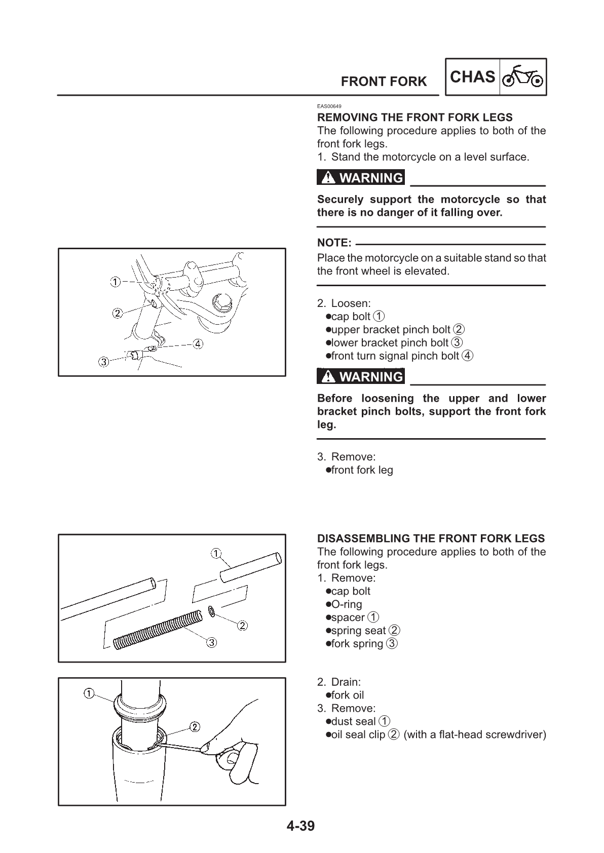 2001-2008 Yamaha XVS250 Dragstar Service Manual