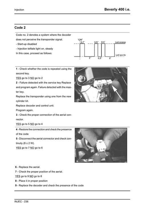 2001on Piaggio Beverly 400 i.e. 4t Scooter Service Manual