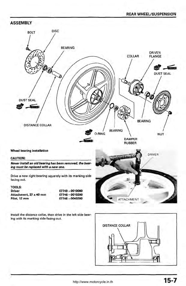 2002-2009 Honda CBR150R CBR150 Service Manual