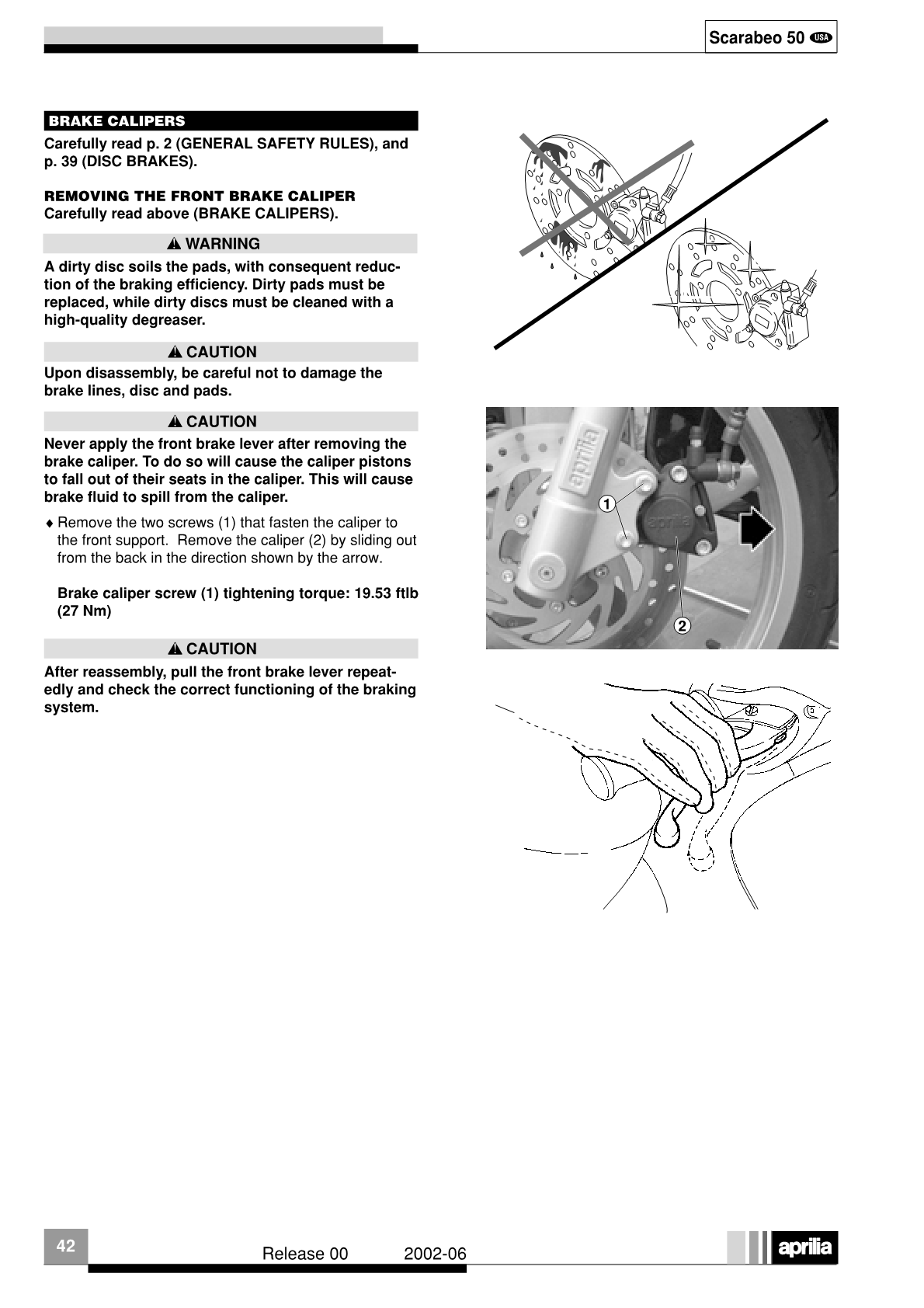 2001-2016 Aprilia Scarabeo 50 2T Service Manual