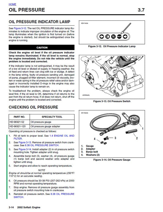 2002 Harley Davidson FLSTC FLSTCI Softail Heritage Classic Service Manual