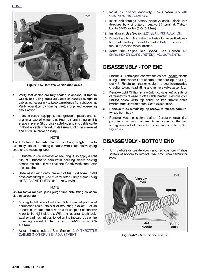 2002 Harley Davidson FLHR FLHRI Road King Service Manual