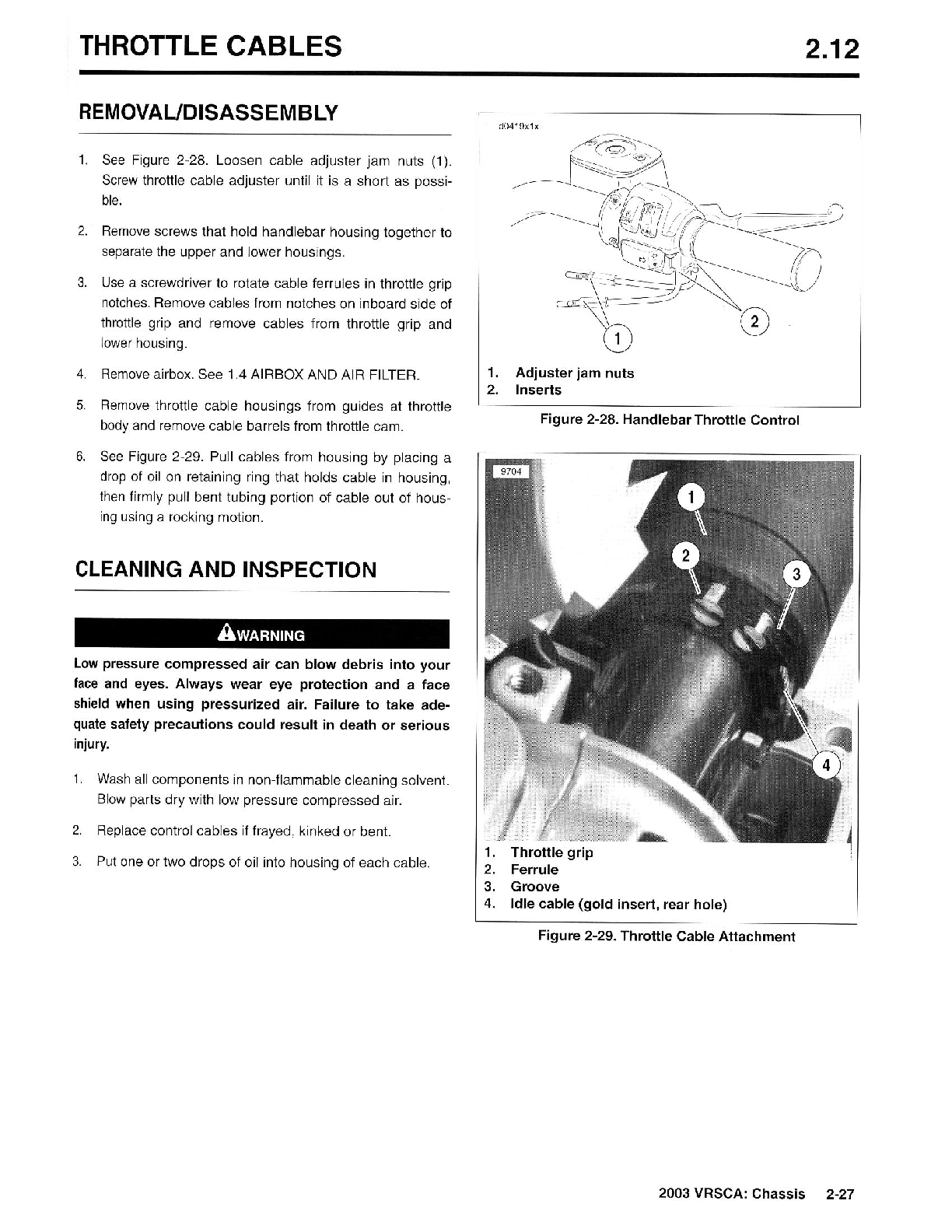 2002-2006 Harley Davidson VRSCA V-ROD Manual de taller de reparación de servicio